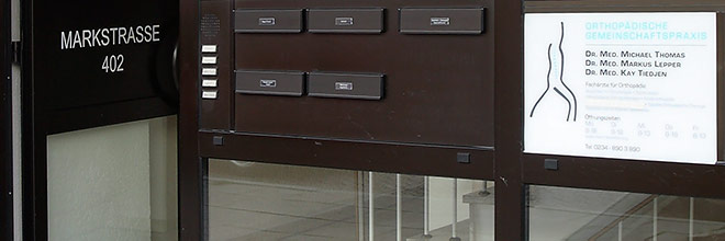 Standort Bochum Weitmar - Mark der Orthopädischen Gemeinschaftspraxis